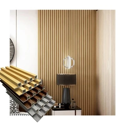Painel de parede WPC de decoração interior barata